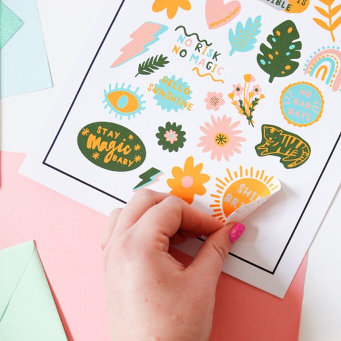 Cricut 6 Ways to Make Stickers Hobbycraft